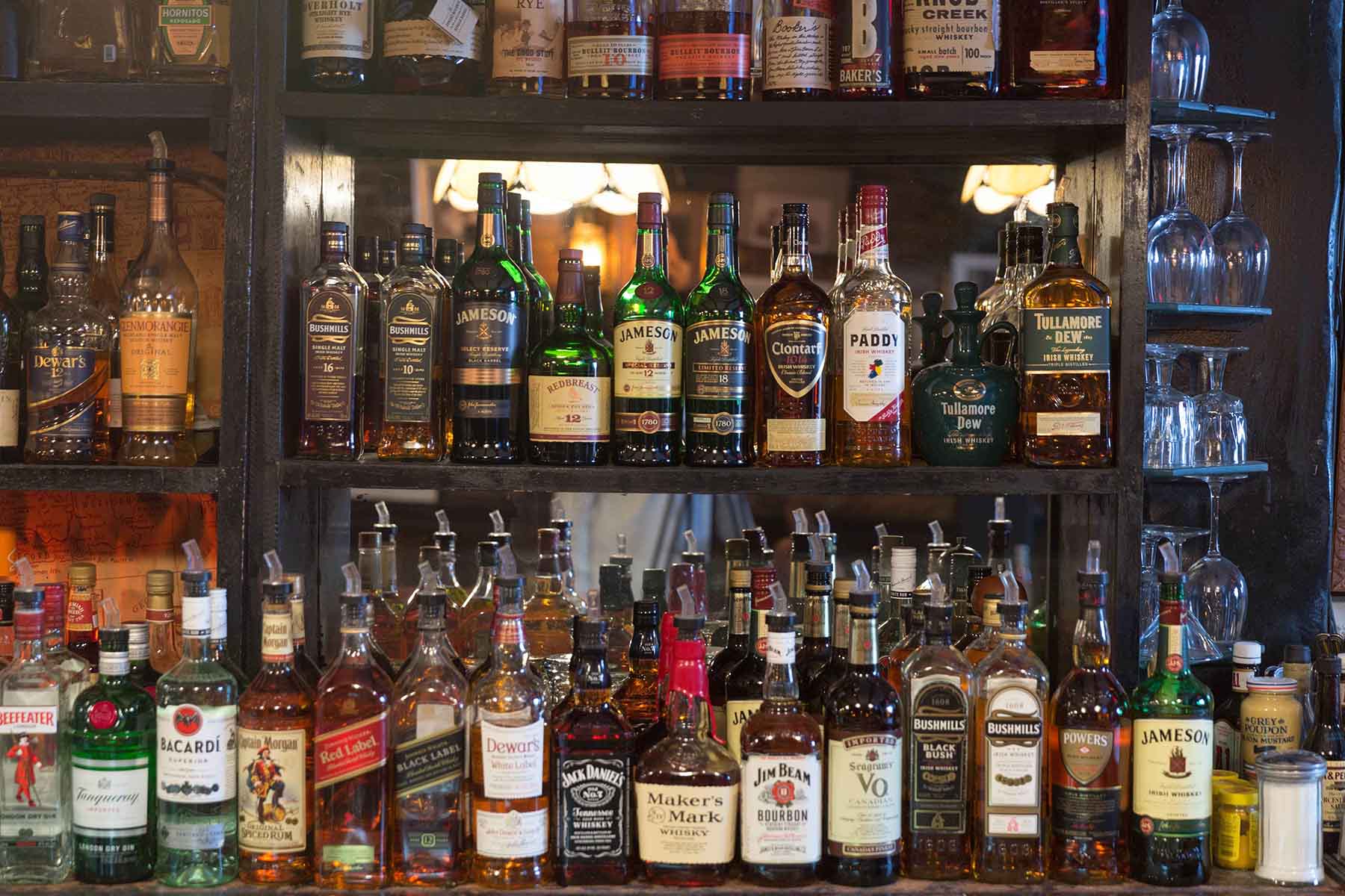 our bar selection